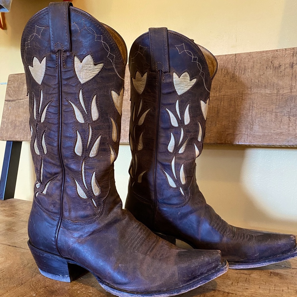 Justin Western Dress Boot, Worn Once